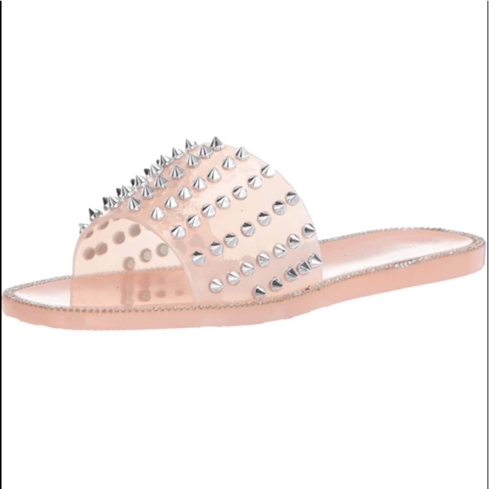 Wild Diva Womens Jelly Rhinestone Sandals NWB